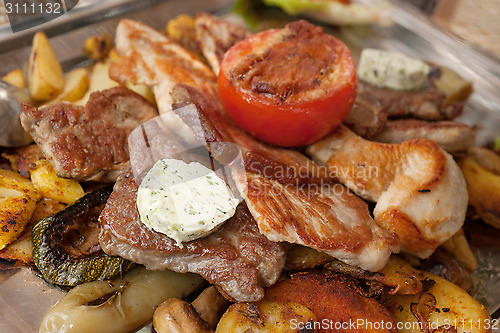 Image of Grilled meat plate