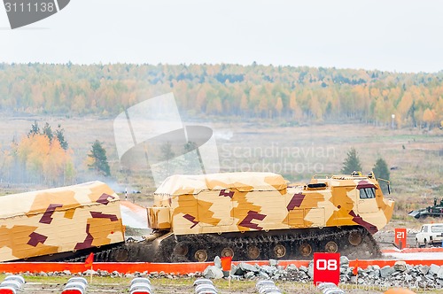 Image of Tracked carrier DT-30P1 after water ford