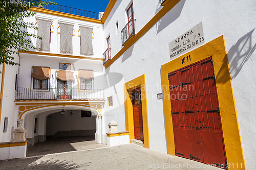 Image of Bullring area in Seville