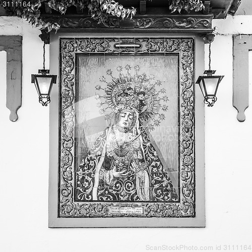 Image of Catholic Altar in public street