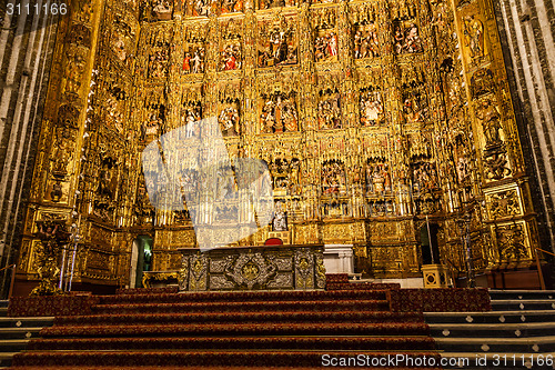 Image of Main Altar in Seville Cathedral