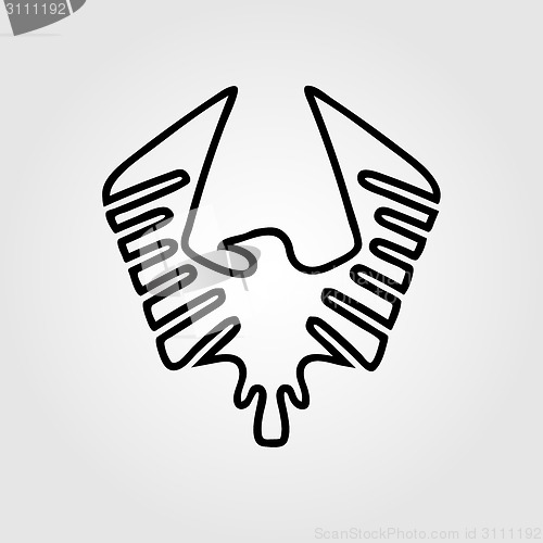 Image of Eagle symbol - vector illustration