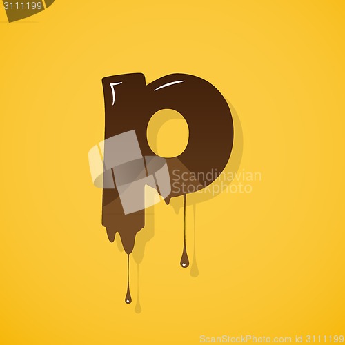 Image of Chocolate letter 