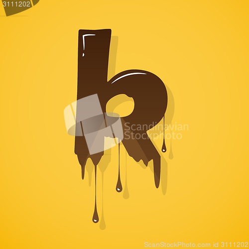 Image of Chocolate letter 