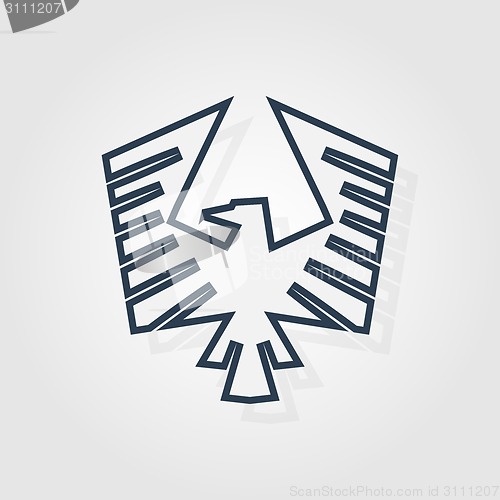 Image of Eagle symbol - vector illustration