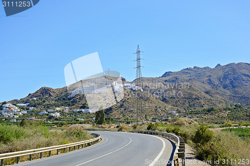Image of Spain, the road in the mountains