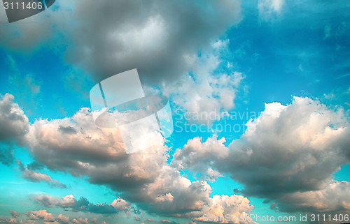 Image of Sky with clouds