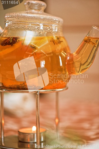 Image of teapot of herbal tea