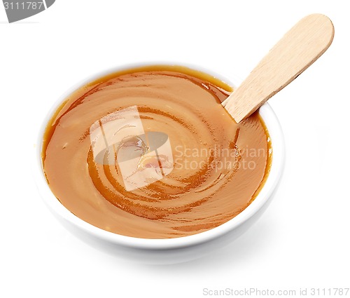 Image of bowl of caramel