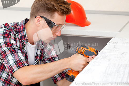 Image of young handyman