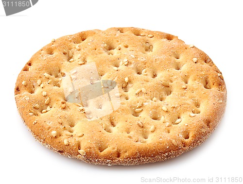 Image of bread cookie with sesame seeds