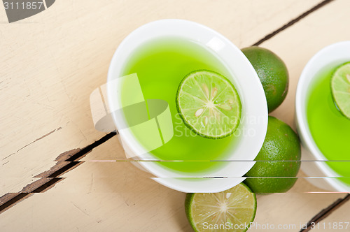 Image of green lime lemonade 