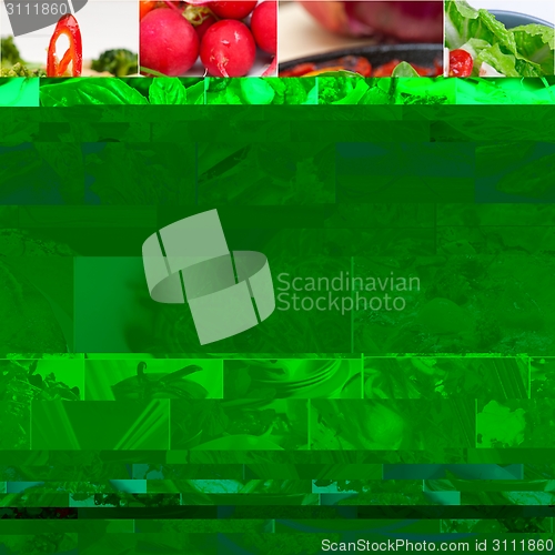 Image of healthy Vegetarian vegan food collage