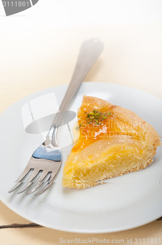 Image of fresh pears pie dessert cake 