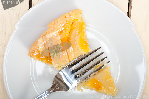 Image of fresh pears pie dessert cake 