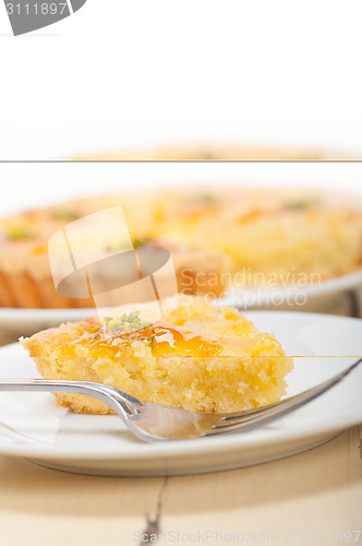 Image of fresh pears pie dessert cake 