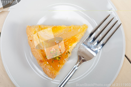 Image of fresh pears pie dessert cake 