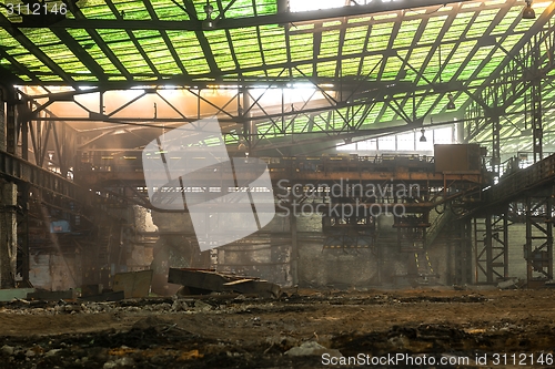 Image of Large industrial hall under construction