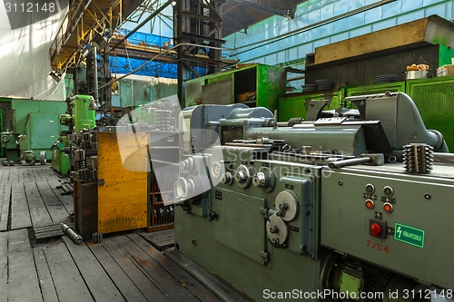 Image of Industrial machine  in the factory