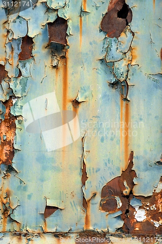 Image of Industrial worn metal closeup photo