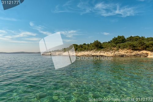 Image of Coastline with horizon and sky