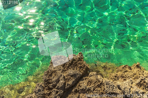 Image of Beach with rocks and clean water