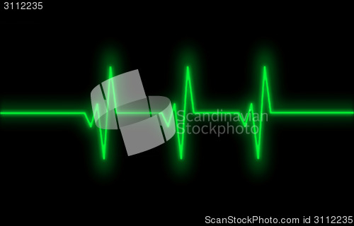 Image of Electrocardiogram - Concept of healthcare