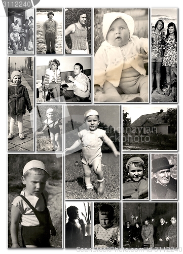 Image of Vintage people from 1960's 