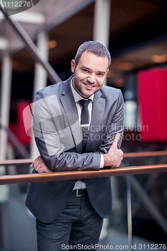 Image of business man at the office