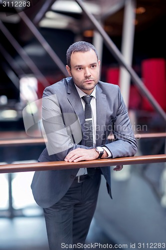 Image of business man at the office