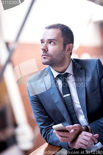 Image of business man at the office
