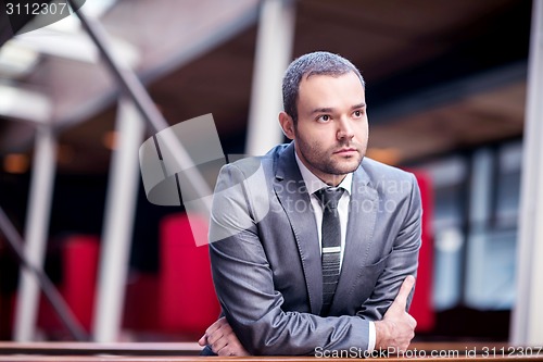 Image of business man at the office