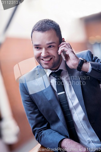 Image of business man at the office