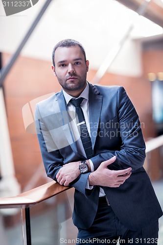 Image of business man at the office