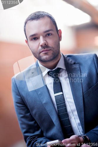 Image of business man at the office