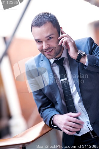 Image of business man at the office