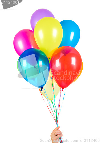 Image of Balloons on a white background