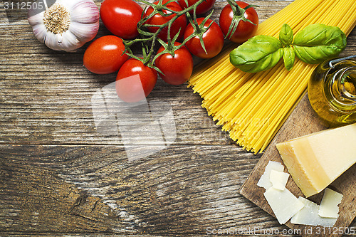 Image of Pasta ingredients