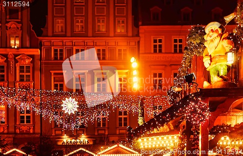 Image of Market Square in Wroclaw, Poland 