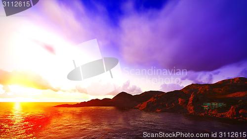 Image of beautiful shore