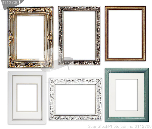 Image of many picture frames