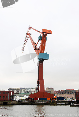 Image of One big crane