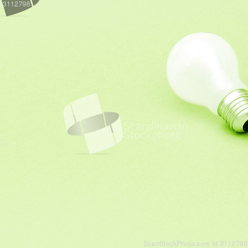 Image of Background with lit lightbulb