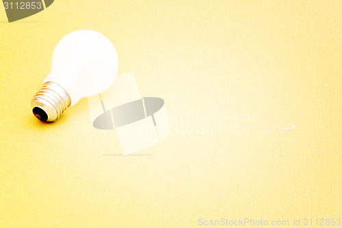 Image of Background with lit lightbulb