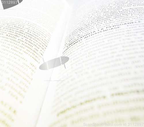 Image of Opened book