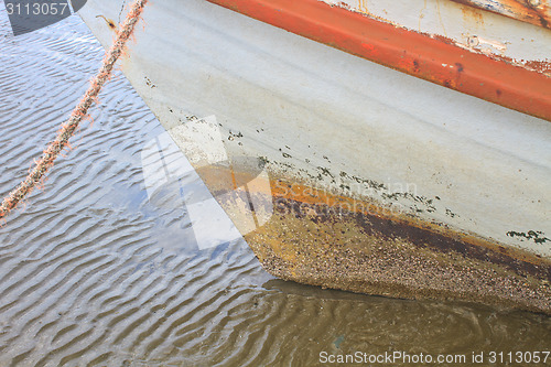 Image of Fishing boat on the beach