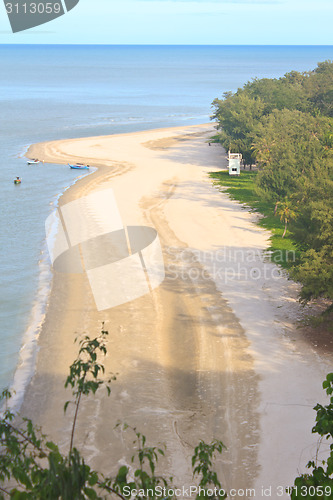 Image of Beautiful tropical island, beach landscape