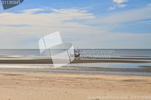 Image of Fishing boat on the beach