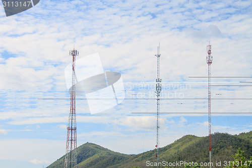 Image of Difference of Telecommunication tower 