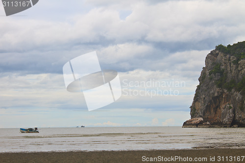 Image of  beach and tropical sea in summer